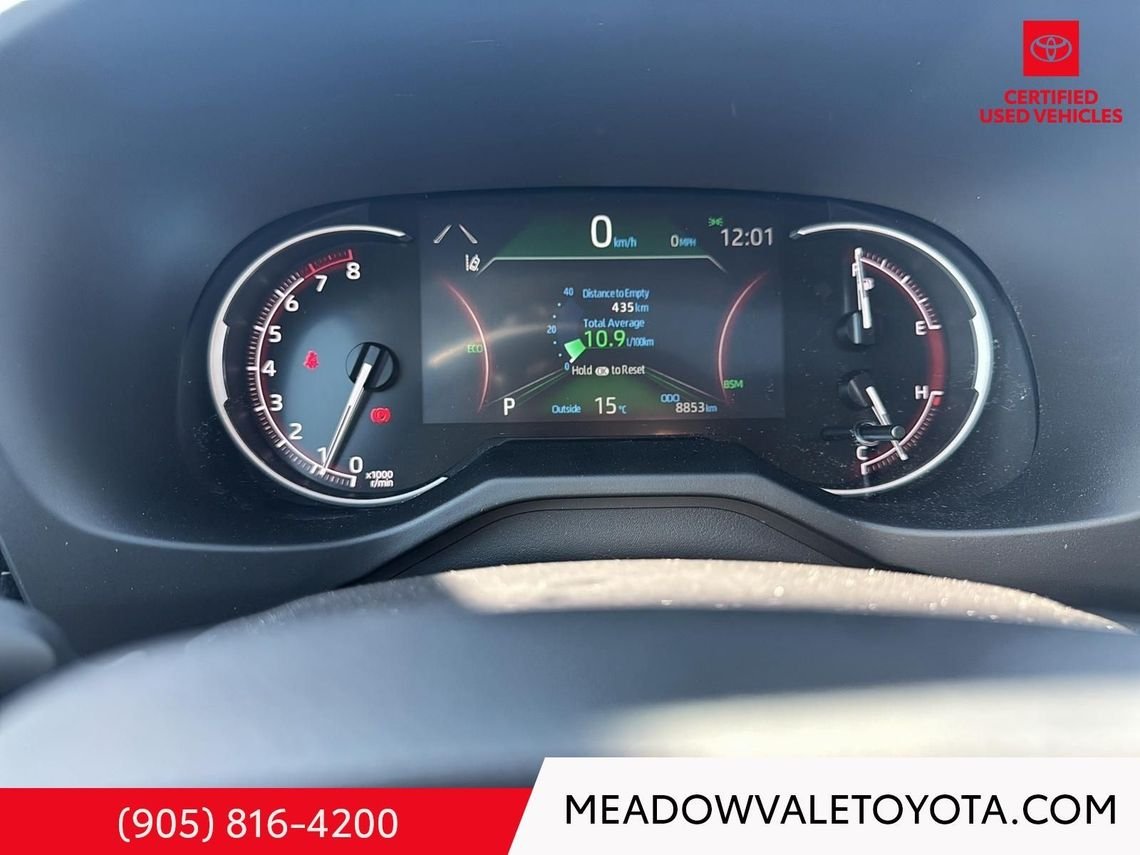 2025 Toyota RAV4 Sunroof, Power Drivers Seat, Heated Front Seats and Steering Wheel, Power Trunk, 17" Alloy's Midnight Black Metallic Mississauga - photo #21