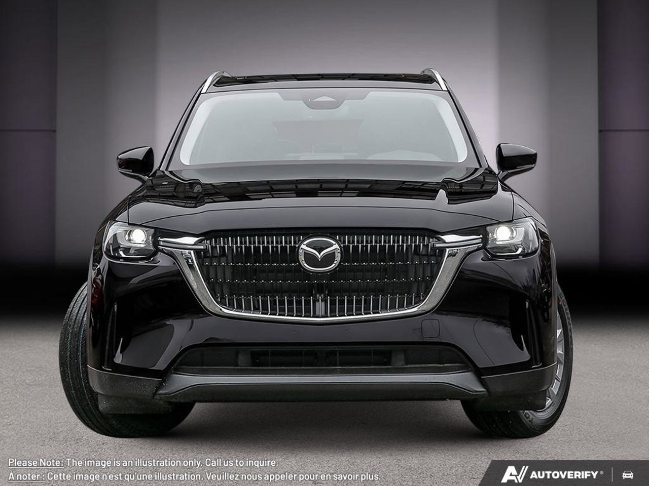 Mazda CX-90 hybride rechargeable JM3KKCHA6T1381635 2026 Noir de jais mica Mirabel - photo #1