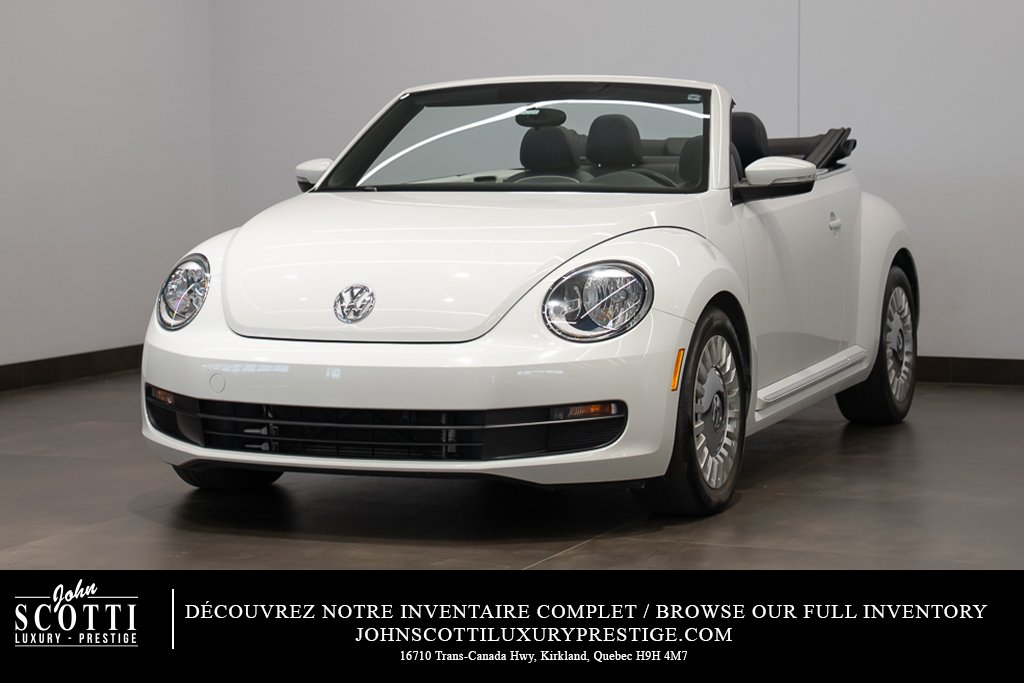 Volkswagen Beetle Trendline+ cabriolet 2 portes 2016 Blanc Kirkland - photo #0