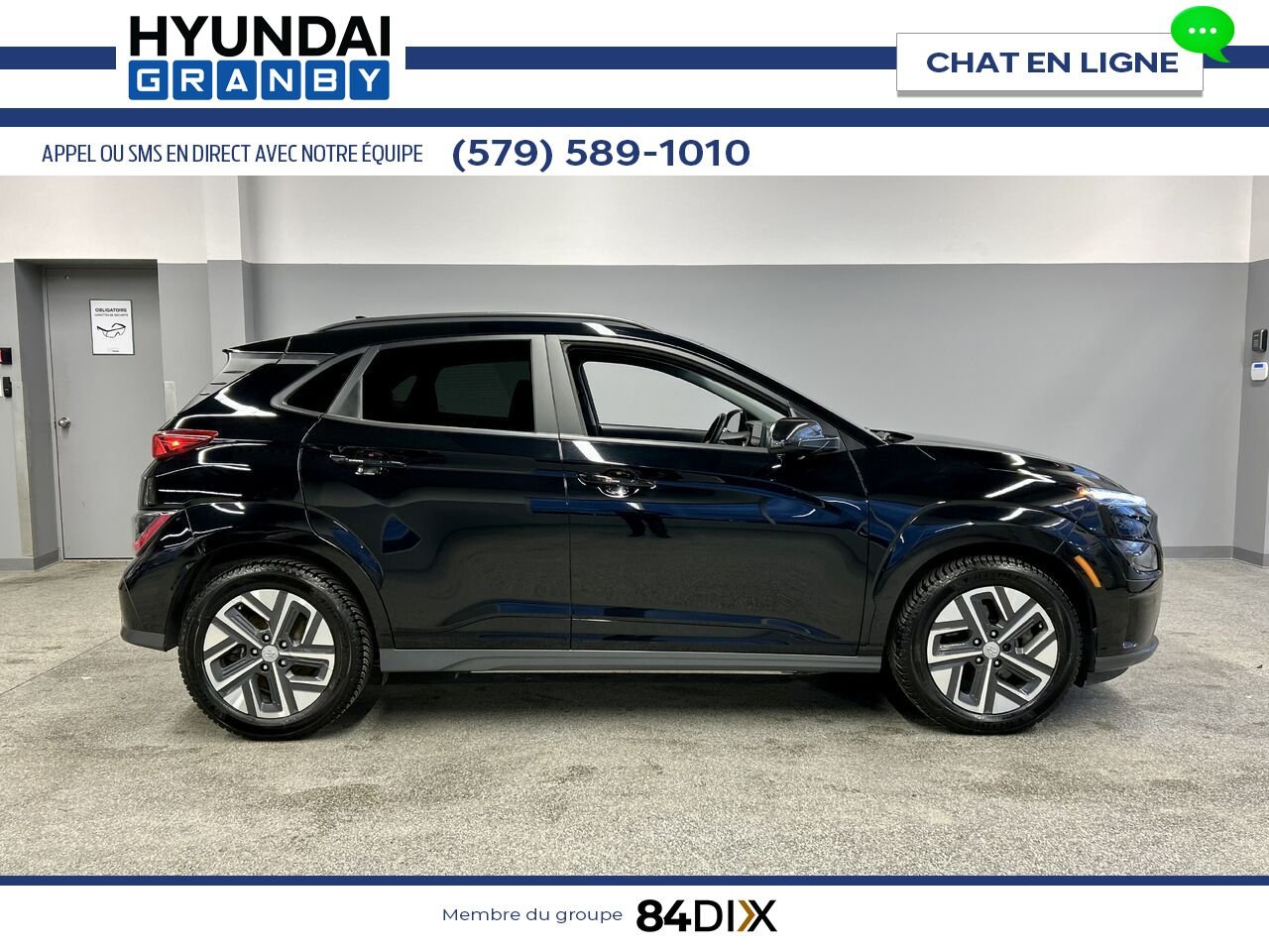 2023 Hyundai Kona Electric Black Granby - photo #7