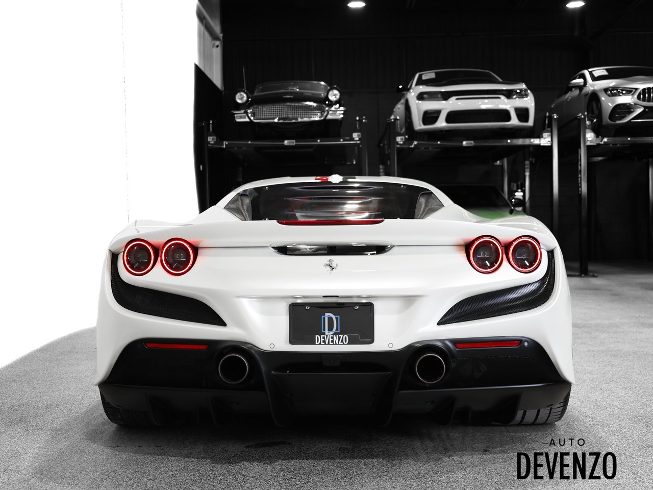 Ferrari F8 Tributo 2022 Blanc Saint-Eustache - photo #4