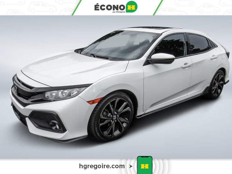 2019 Honda Civic White Saint-Eustache - photo #2