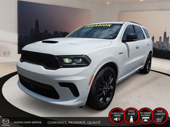 Dodge Durango R/T | BLACK TOP | GROUPE REMORQUAGE | TOIT OUVRANT | 2025 Blanc