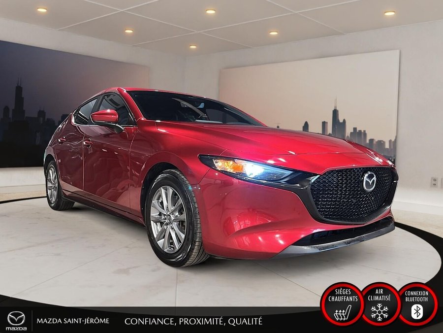 Mazda Mazda3 Sport GS LUXURY | AWD | TOIT OUVRANT | CUIR | 2024 Rouge