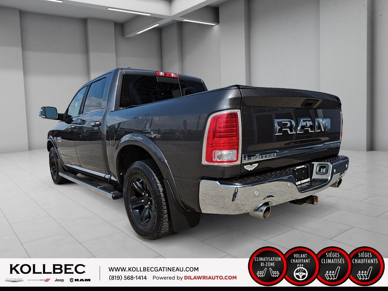 RAM 1500 Limited CREWCAB 4x4 2016 Gris Ottawa & Gatineau - photo #18