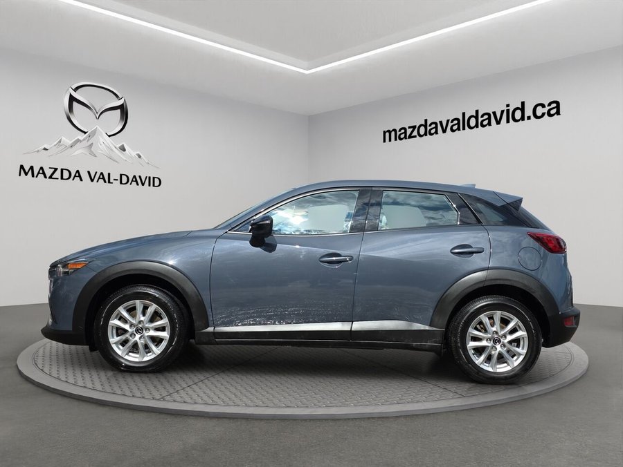 Mazda CX-3 GS AWD, Volant chauffant, Sièges en cuir, Bluetooth 2021 Bleu