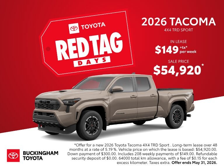 2026 Mai   Banner Toyota Tacoma