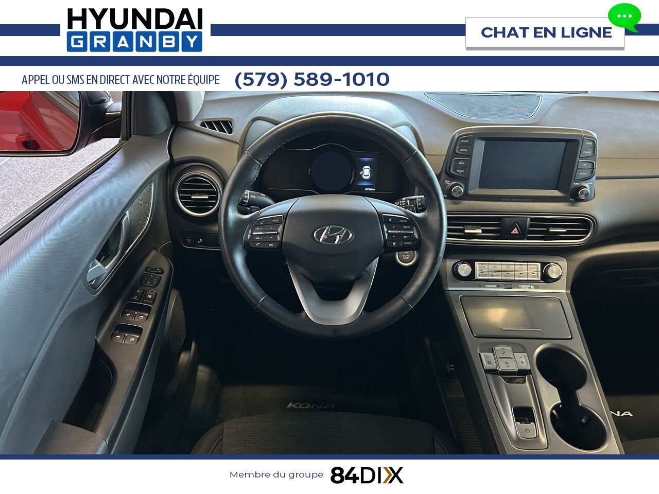 Hyundai Kona électrique 2021 Rouge Granby - photo #11