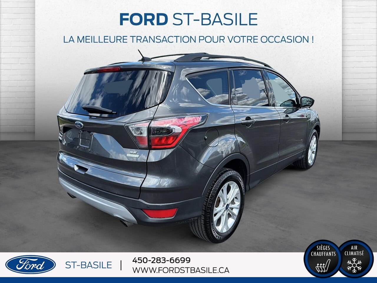 Ford Escape 2017 Gris Saint-Basile-le-Grand - photo #7