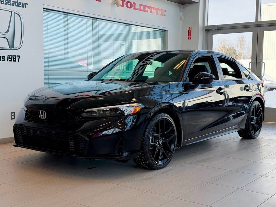 2025 Honda Civic Hatchback Hybrid 2025 Black