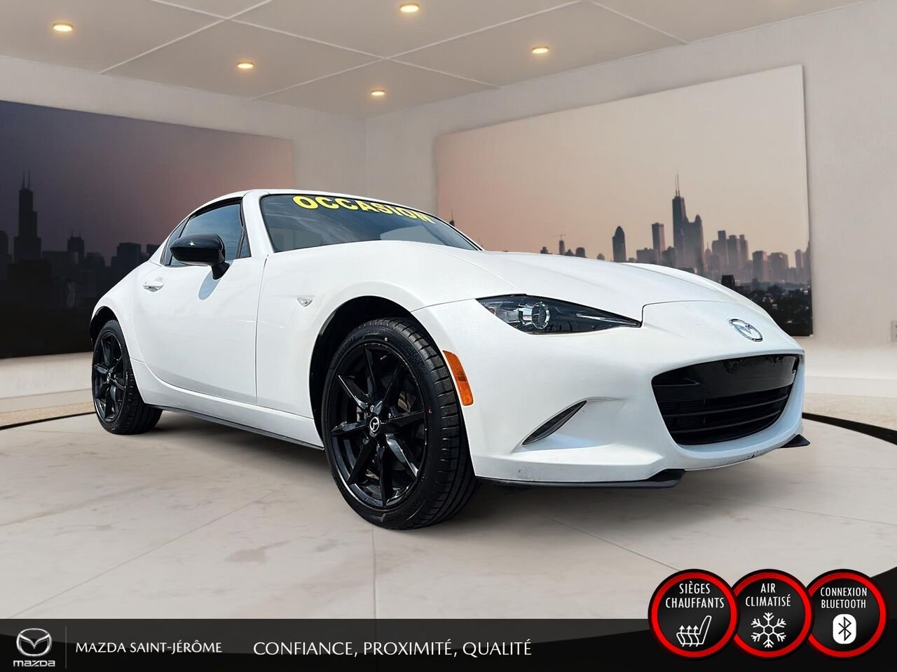 Mazda MX-5 RF 2023 Blanc Saint-Jérôme - photo #3