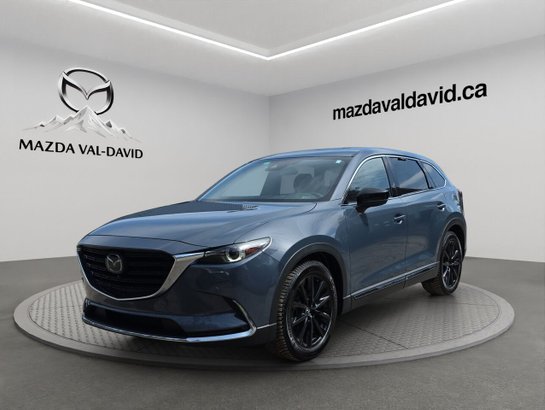 Mazda CX-9 Édition Kuro TI, sièges en cuir, Toit ouvrant, Volant chauffant 2022 Gris