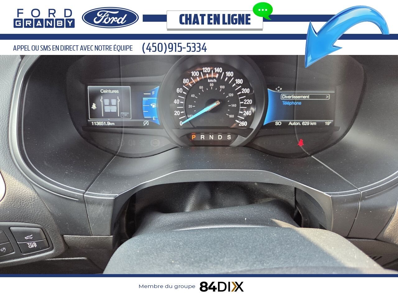 Ford Edge 2022 Blanc Granby - photo #12