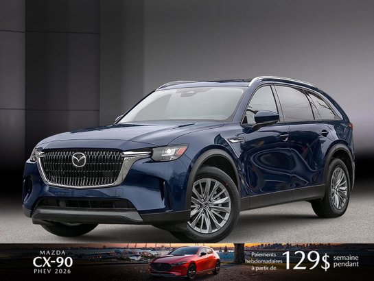 Mazda CX-90 hybride rechargeable 2026 2026 Bleu cristal foncé mica