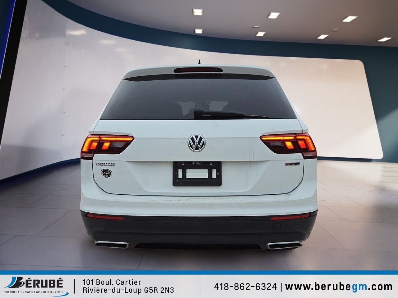 Volkswagen TIGUAN Confort Line 2019 Blanc Rivière-du-Loup - photo #2