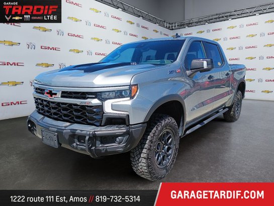CHEVROLET Silverado 1500 ZR2 cabine multiplace 4RM 147 po 2023 Gris