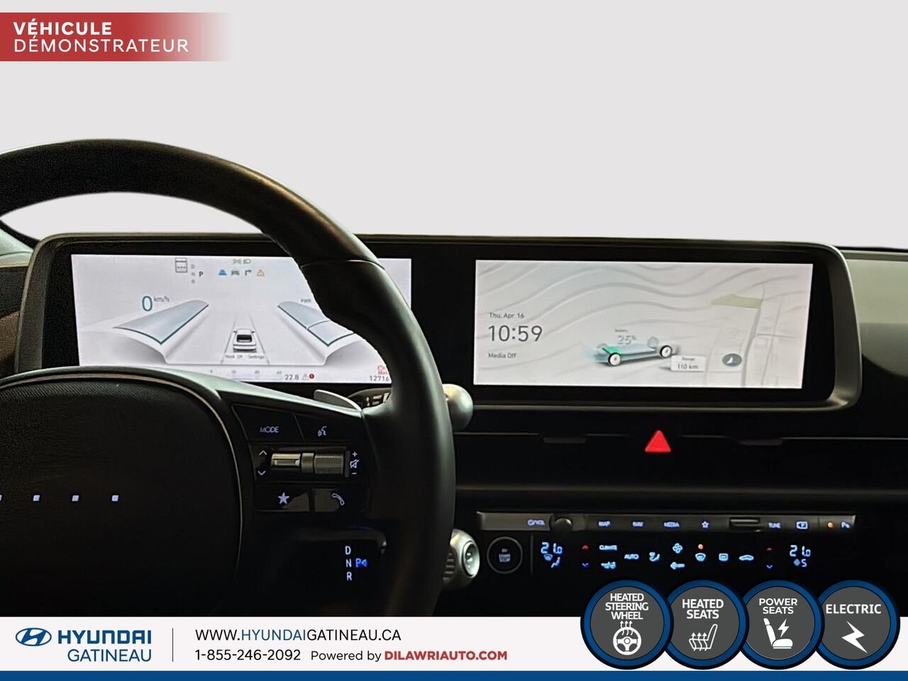HYUNDAI IONIQ 6 2024 Gris nocturne Gatineau - photo #13