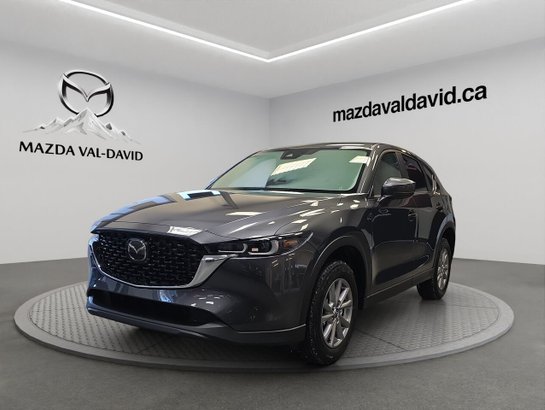 Mazda CX-5 Gs, awd, sièges, volant et rétroviseurs chauffants, hayon électrique 2025 Gris polymétal métallisé