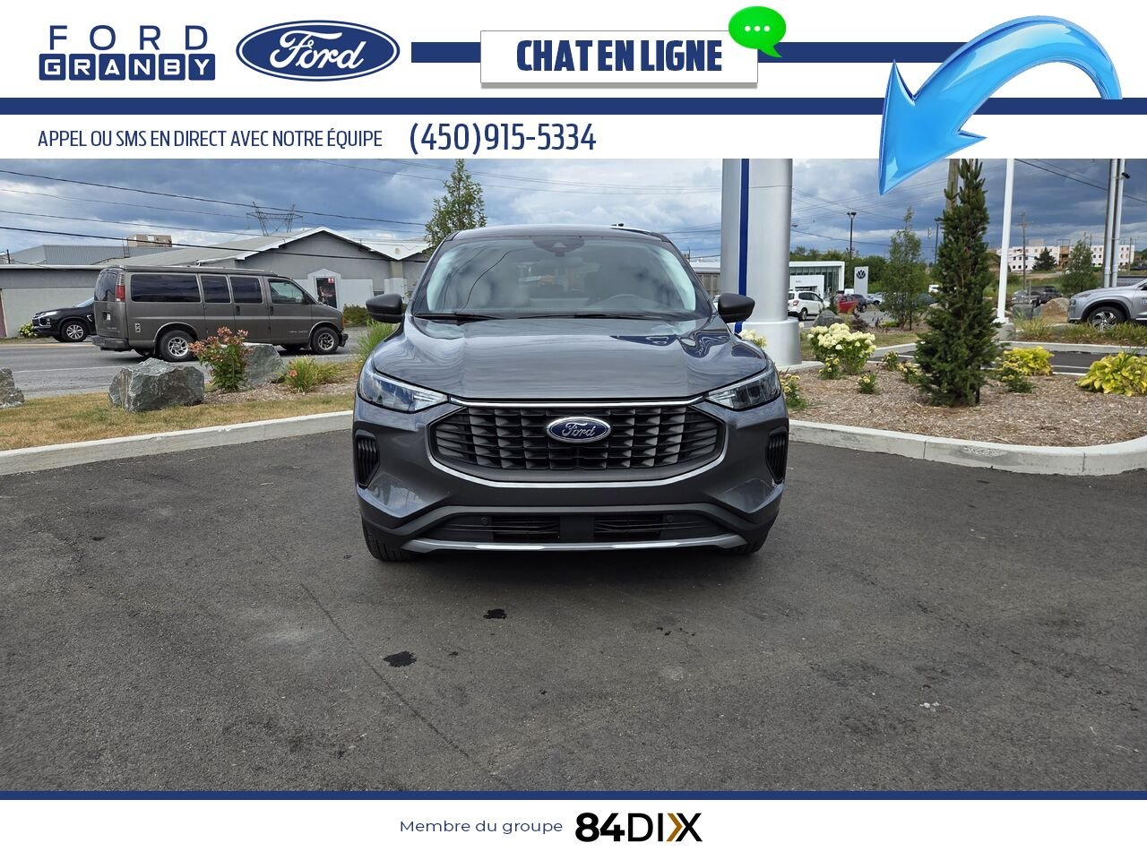 Ford ESCAPE 2024 Gris Granby - photo #1