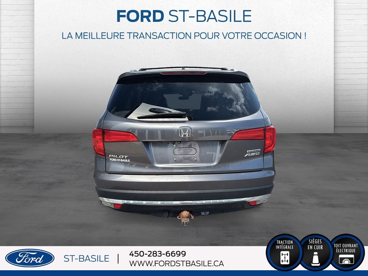 HONDA PILOT 2016 Gris Saint-Basile-le-Grand - photo #6