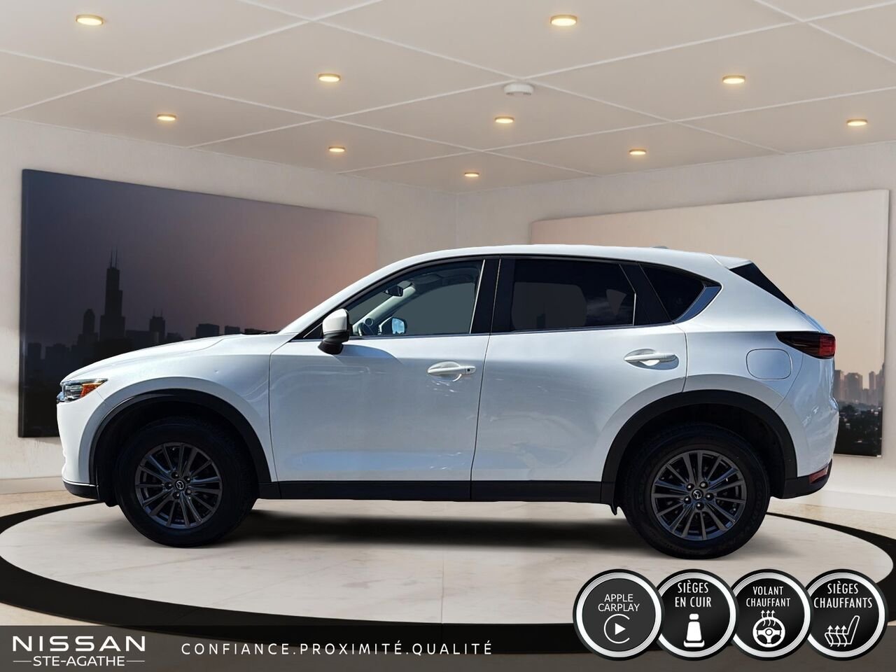 Mazda CX-5 2020 Blanc Saint-Jérôme - photo #5