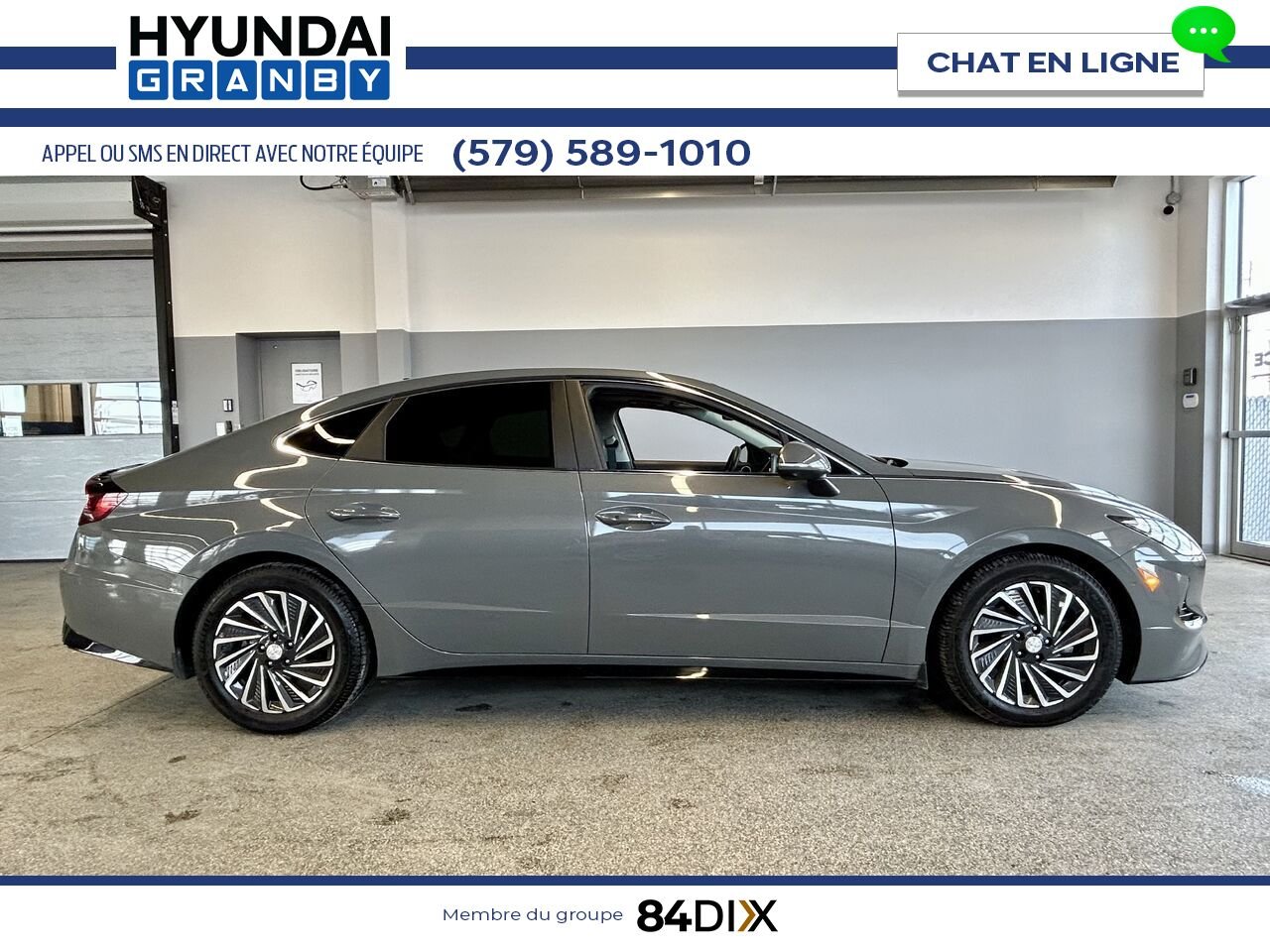 Hyundai Sonata Hybride 2023 Gris Granby - photo #8