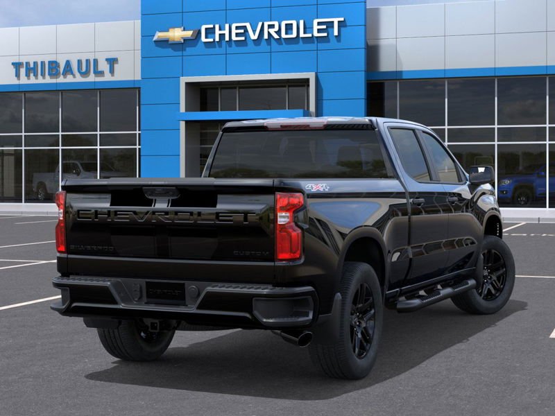 CHEVROLET SILVERADO 1500 Custom cabine multiplace 4RM 157 po 2026 Noir