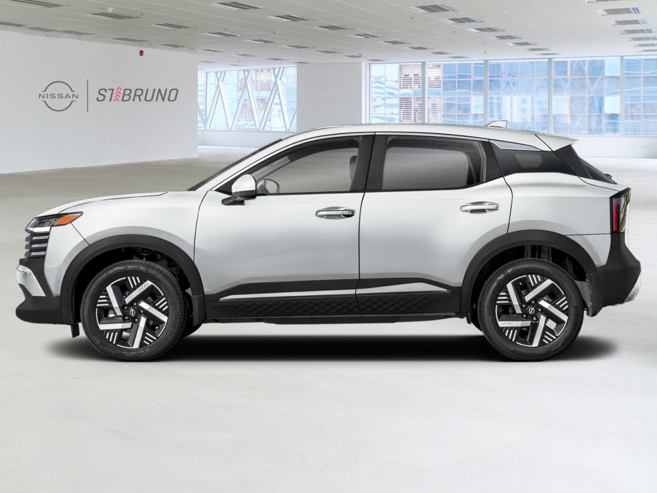 2026 Nissan Kicks Aspen White TriCoat/Super Black Saint-Basile-le-Grand - photo #2