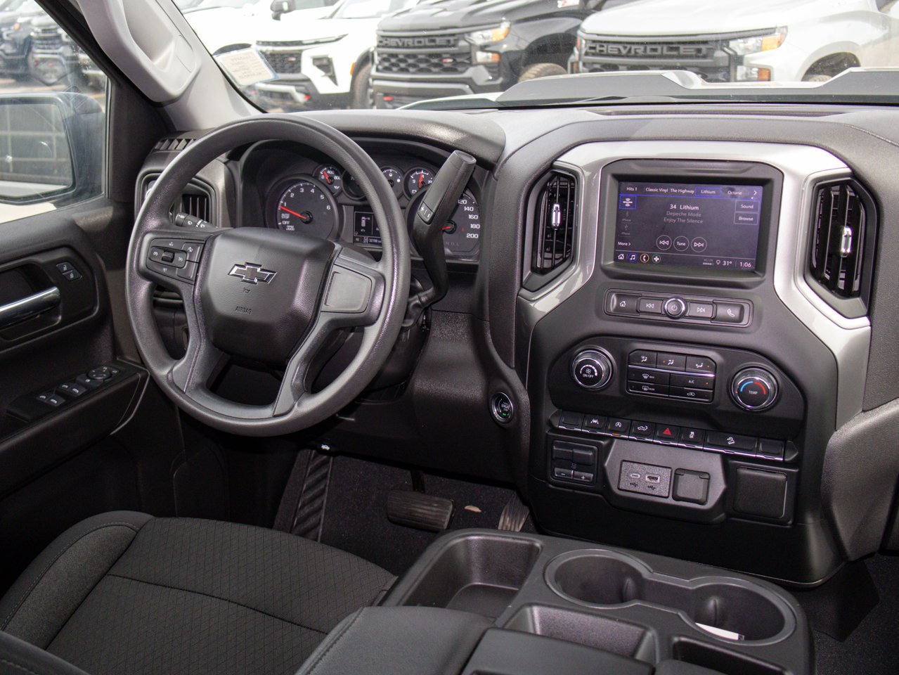 2024 Chevrolet Silverado 1500 4WD Crew Cab 147 Custom Trail Boss Grey Sherwood Park - photo #27