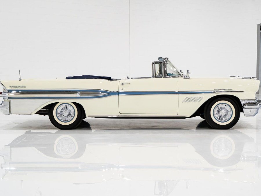 1957 Pontiac Bonneville 1957 White