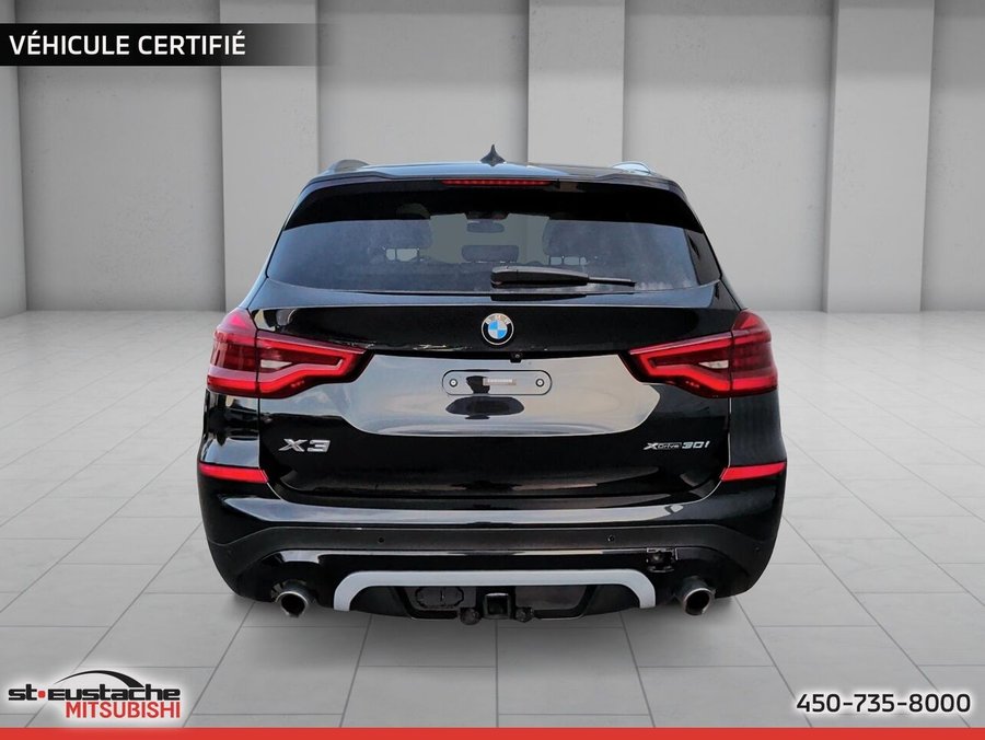 BMW X3 X3 xDrive30i EXECUTIVE PACKAGE-CUIR-TOIT PANO-SIÈGES CHAUFFANTS 2019 Noir