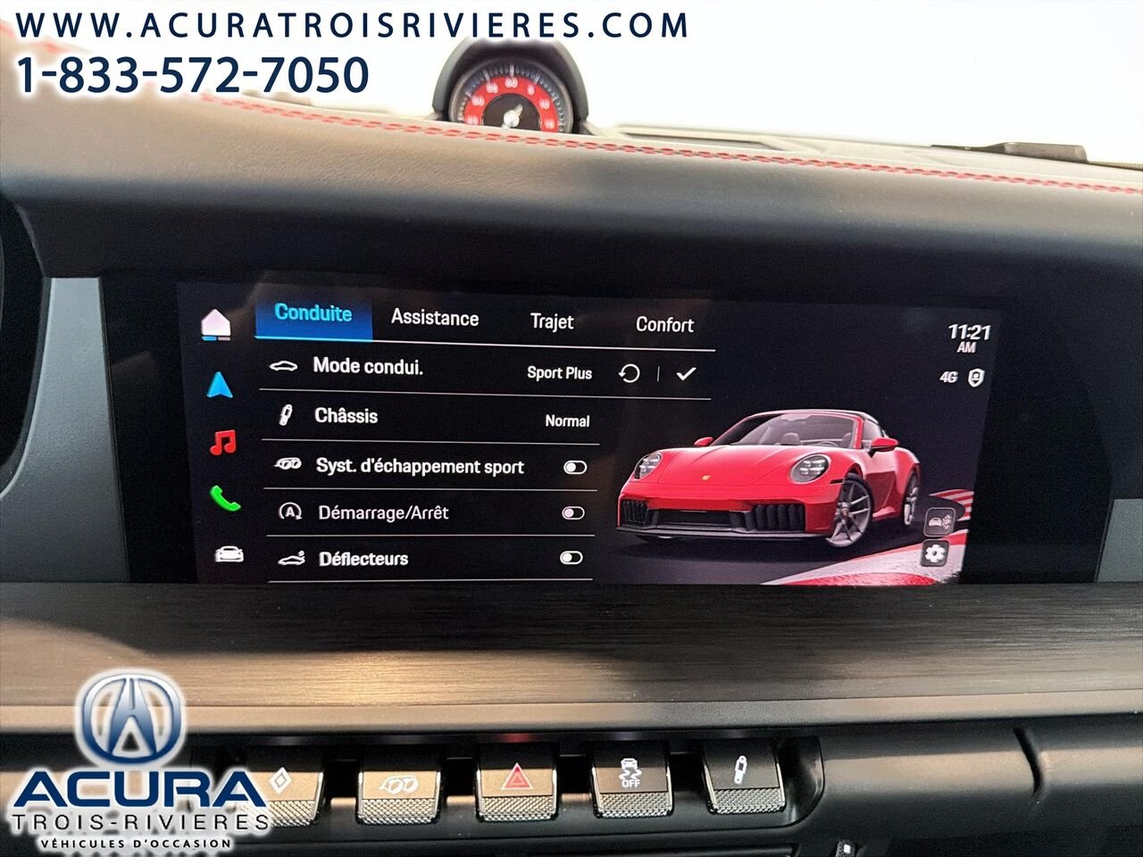 2026 Porsche 911 TARGA 4 GTS T-HYBRID Red Trois-Rivières - photo #44
