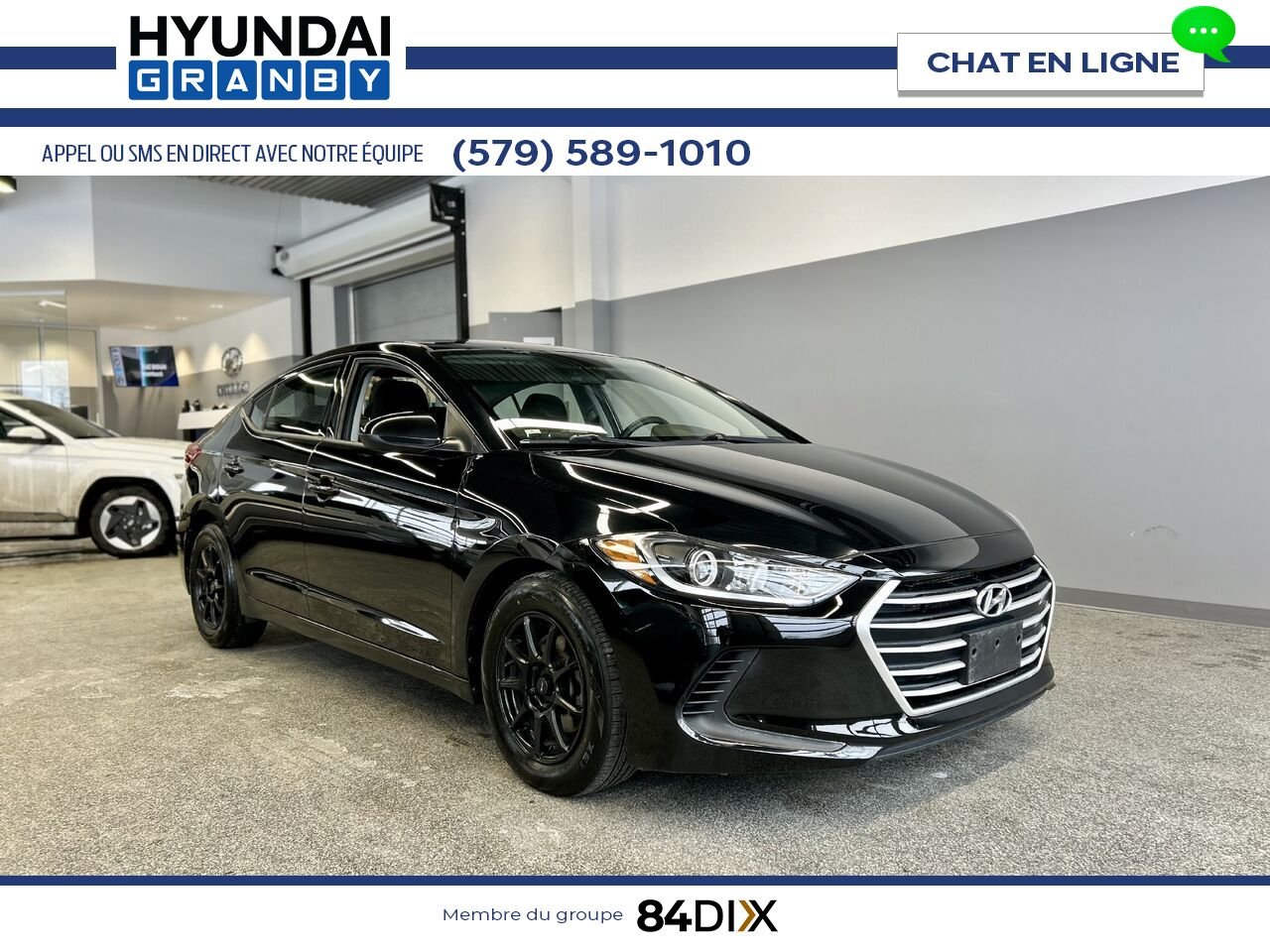 2017 Hyundai Elantra Black Granby - photo #0