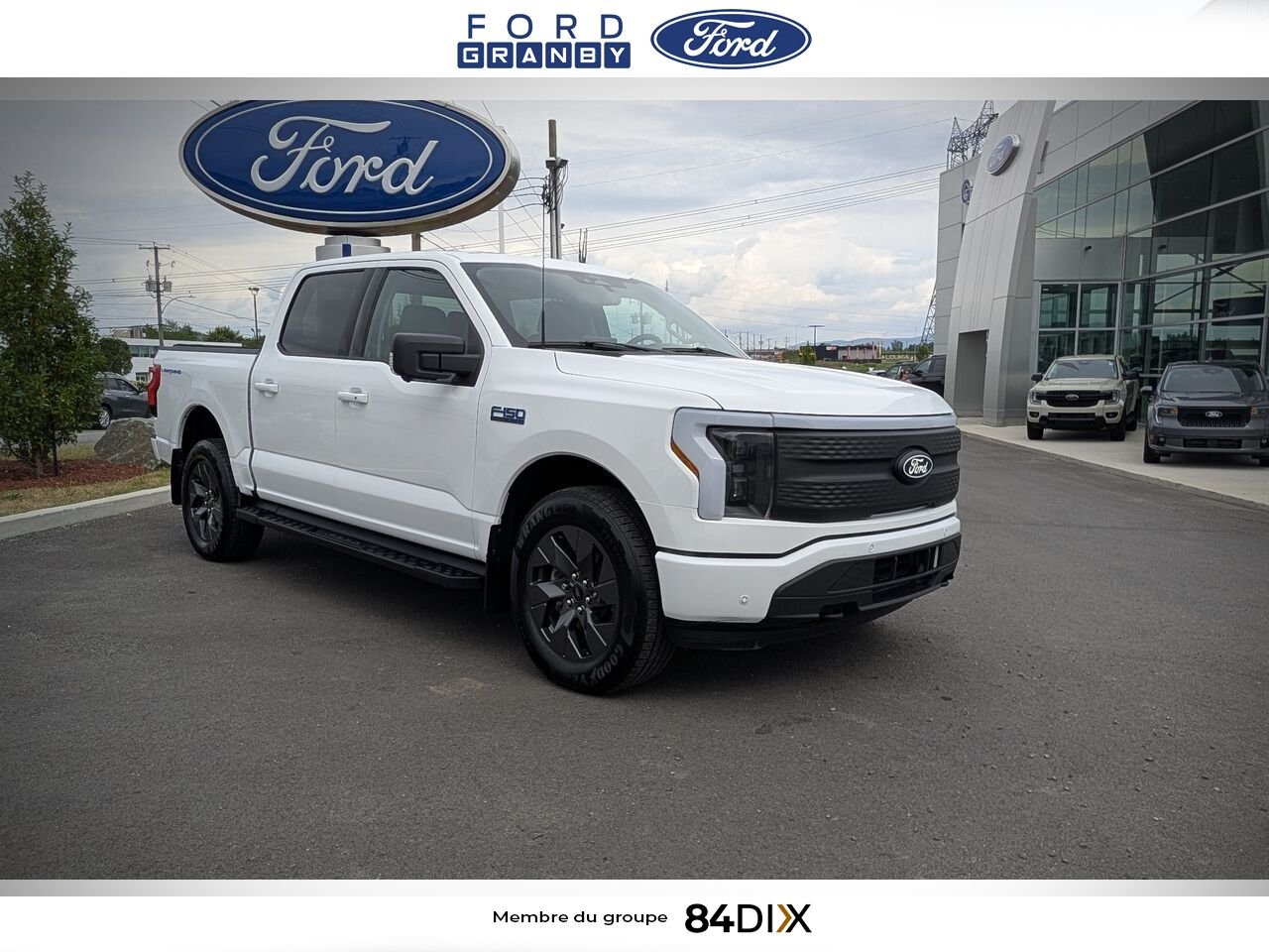2024 Ford F-150 Lightning White Granby - photo #0