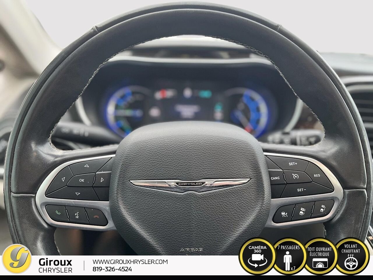 2022 Chrysler Pacifica Hybrid White Sainte-Agathe-des-Monts - photo #15