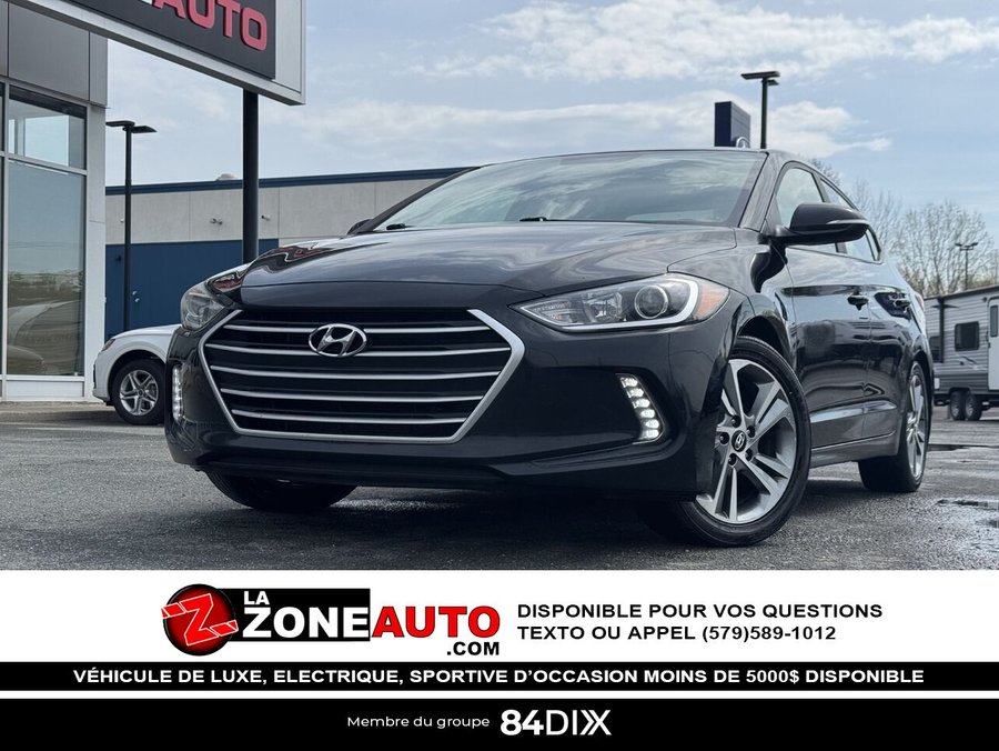 Hyundai Elantra GLS 2017 2017 Noir