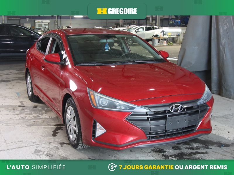 Hyundai Elantra 820783 | Essential A/C CAM RECUL BLUETOOTH 2019 Rouge Laval - photo #0