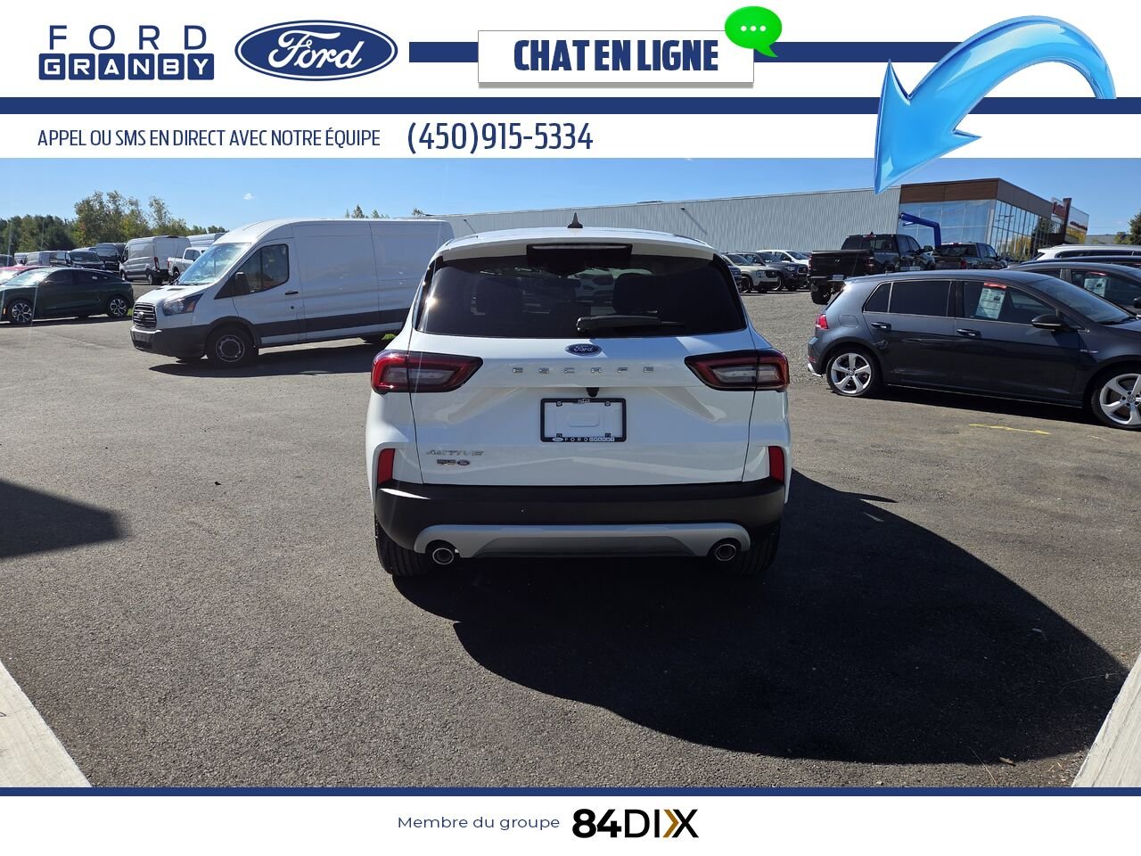 Ford Escape 2025 Blanc Granby - photo #5