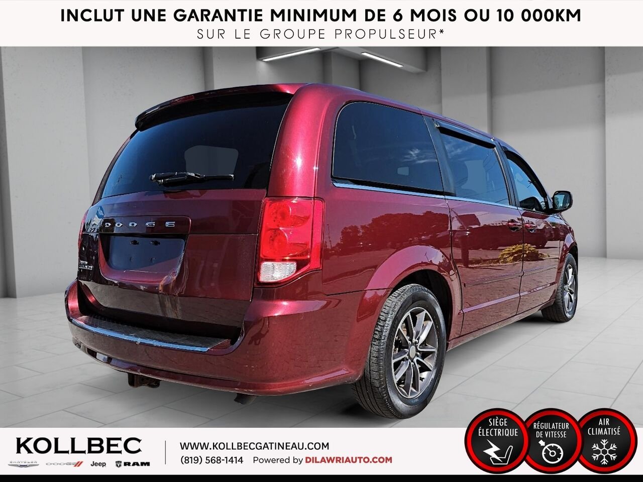 2017 DODGE GRAND CARAVAN SXT Premium Plus Red Ottawa & Gatineau - photo #14