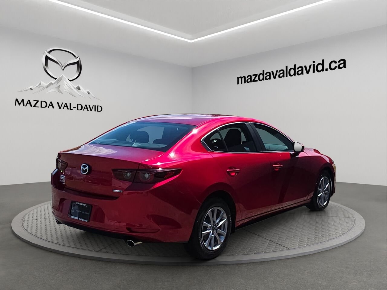 Mazda Mazda3 GS TI i-ACTIV BA, commande audio au volant, cruise control, volant chauffant 2022 Rouge Val-David - photo #19