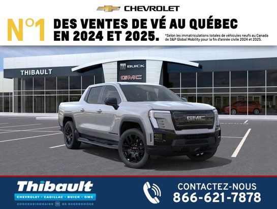 GMC Sierra EV Élévation cabine multiplace 4RMe à autonomie prolongée 2026 Gris orage