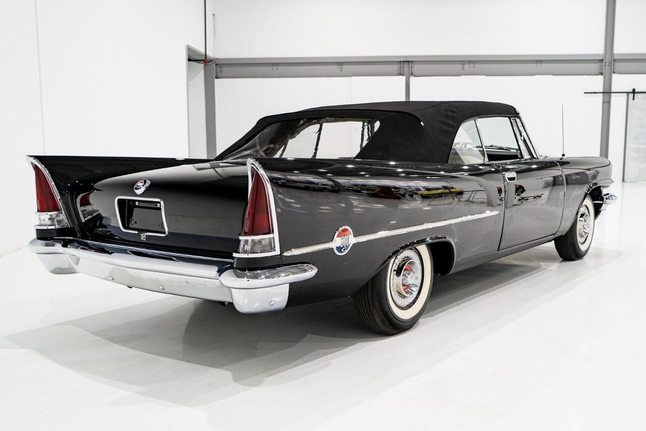 1957 Chrysler 300C 1 of 474 convertibles produced **PRICE IN USD** Black Montreal - photo #48