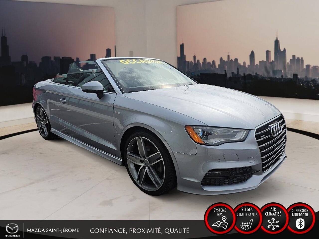 Audi A3 2016 Argent Saint-Jérôme - photo #1