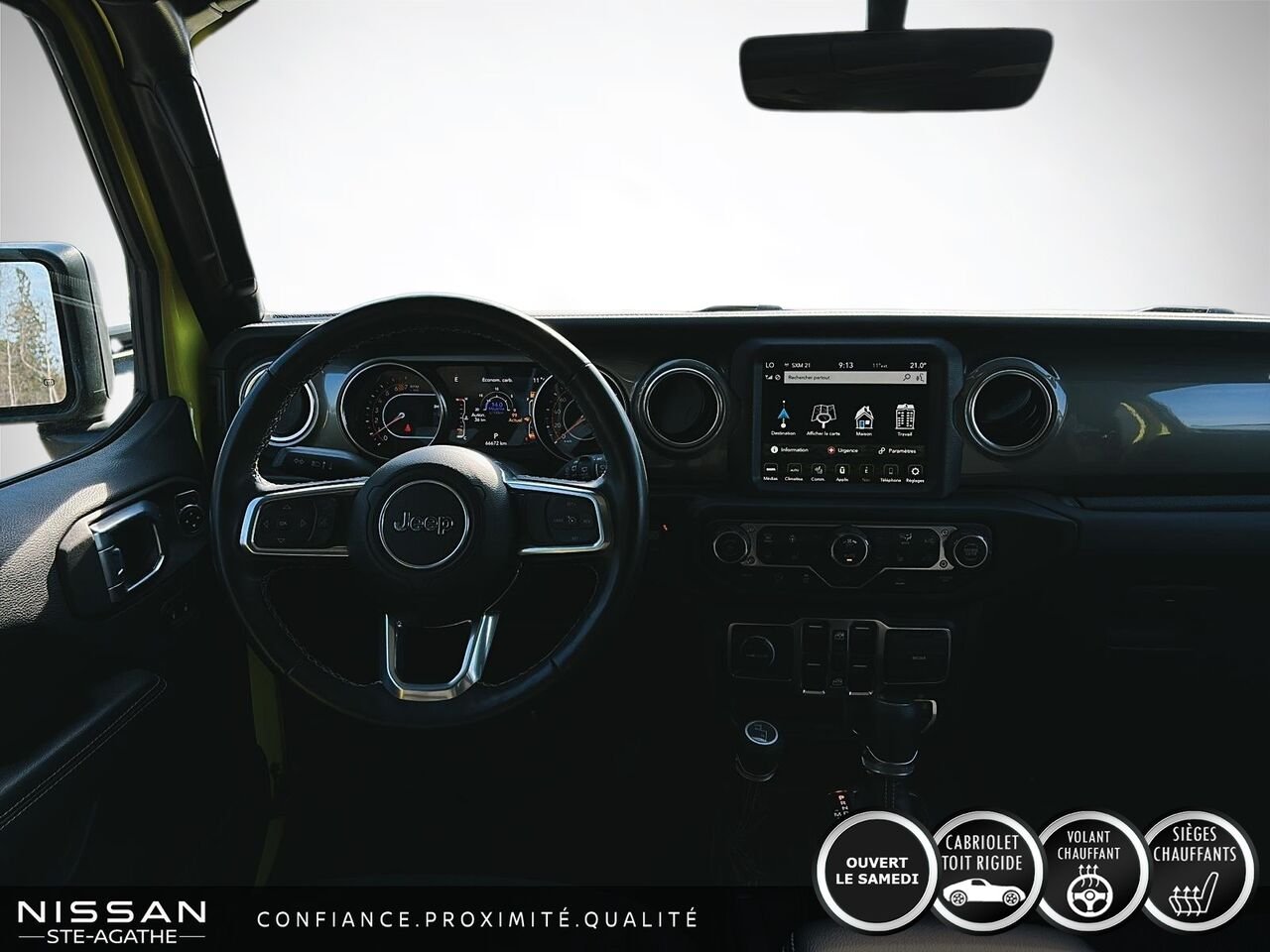 2023 Jeep Wrangler Sahara 4 portes 4x4 Yellow Saint-Jérôme - photo #9