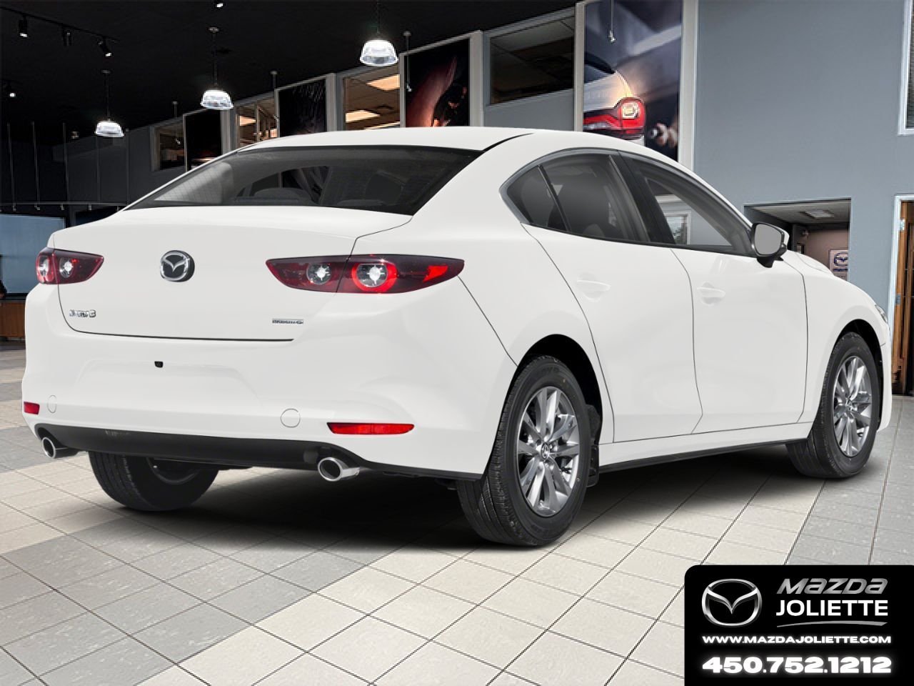 2026 MAZDA Mazda3 Snowflake White Pearl Notre-Dame-des-Prairies - photo #1