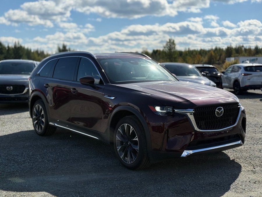 MAZDA CX-90 hybride rechargeable 2025 2025 Rouge artisanal cristal métallisé
