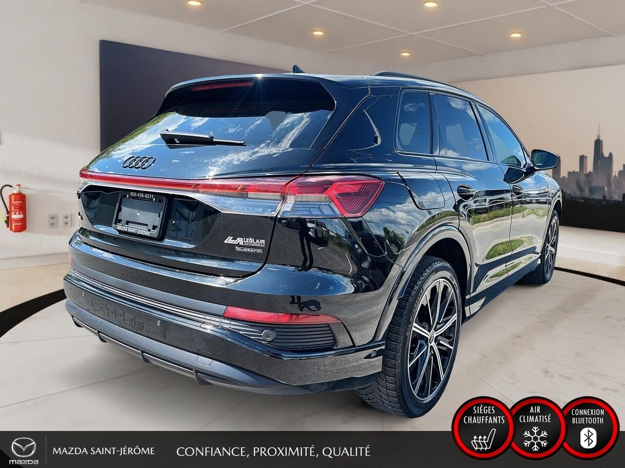 Audi Q4 e-tron 2024 Noir Saint-Jérôme - photo #5
