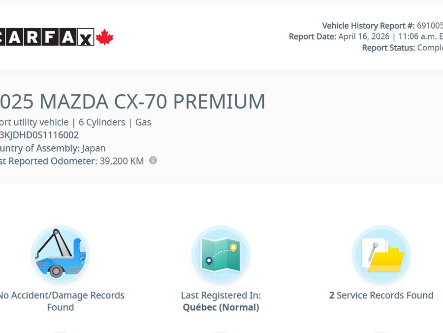 2025 Mazda CX-70 hybride léger 2025 White