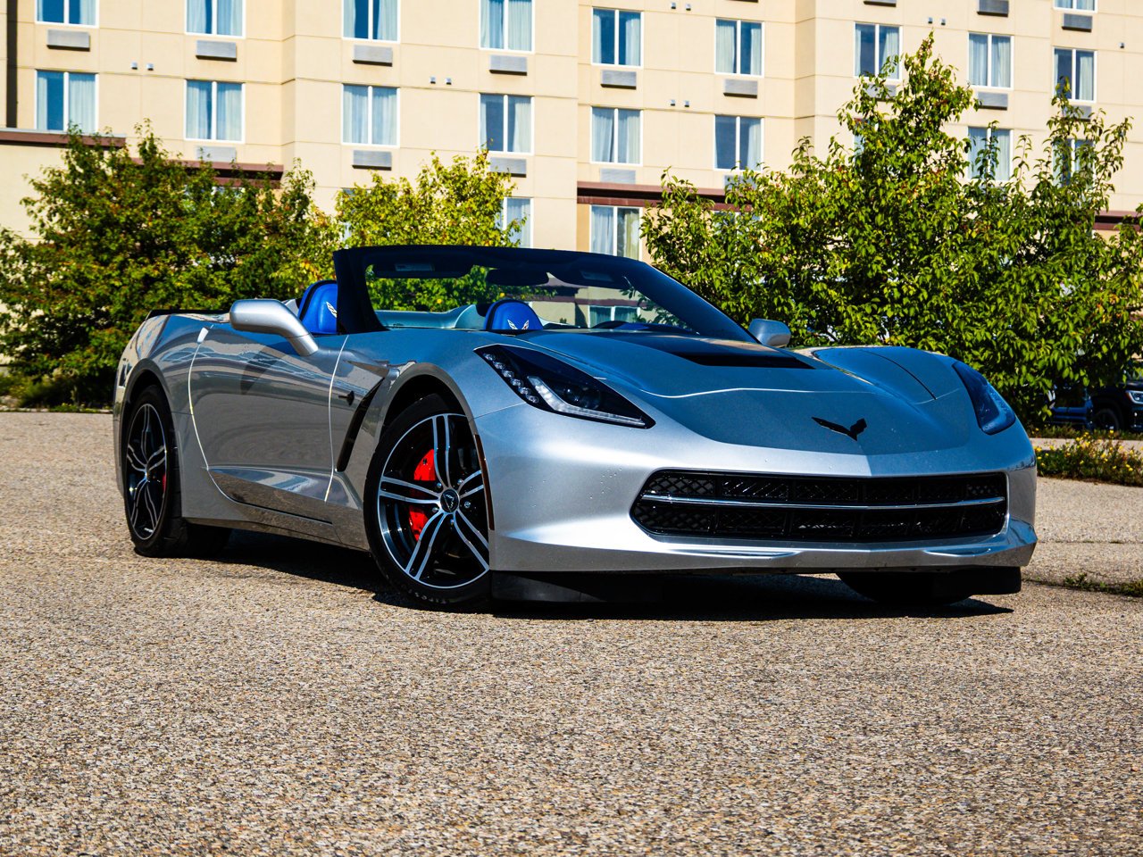 2016 Chevrolet Corvette 2dr Stingray Conv w/1LT Grey Sherwood Park - photo #1