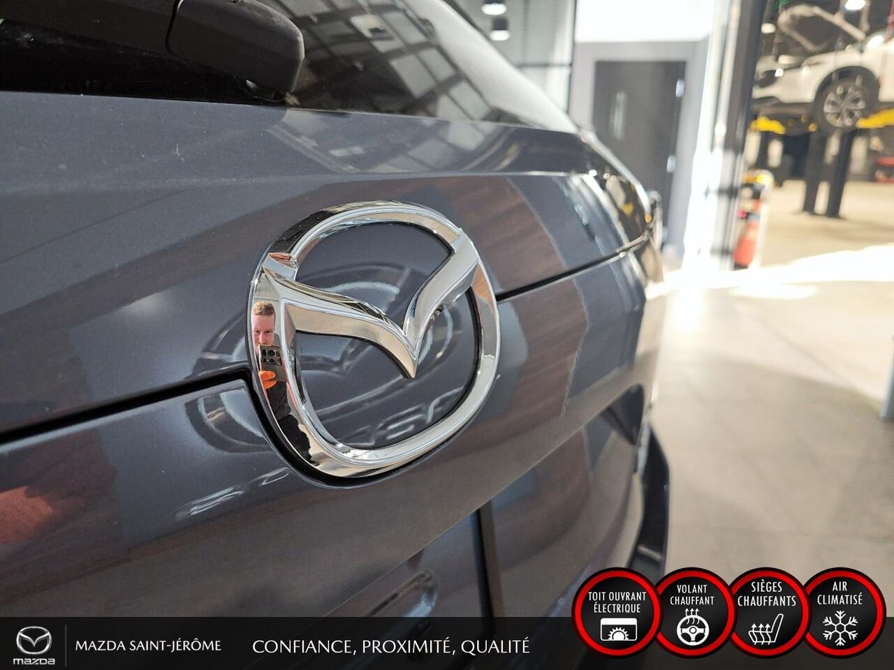 Mazda CX-5 Édition Kuro | CUIR | TOIT OUVRANT | AWD | 2021 Gris Saint-Jérôme - photo #7